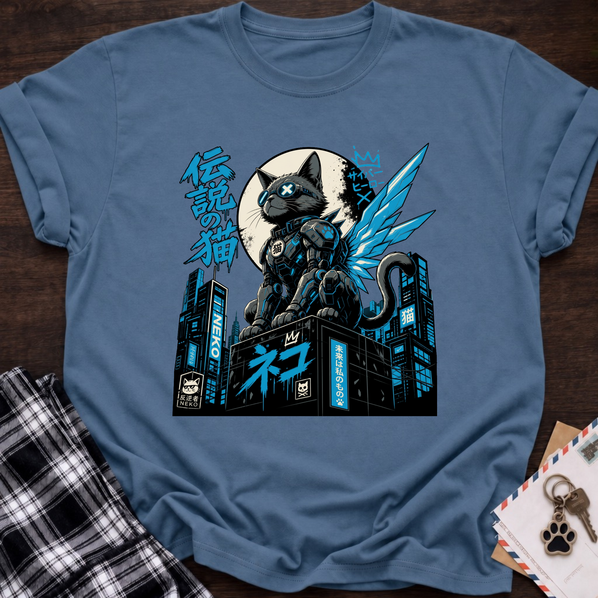 Futuristic Cat T-Shirt