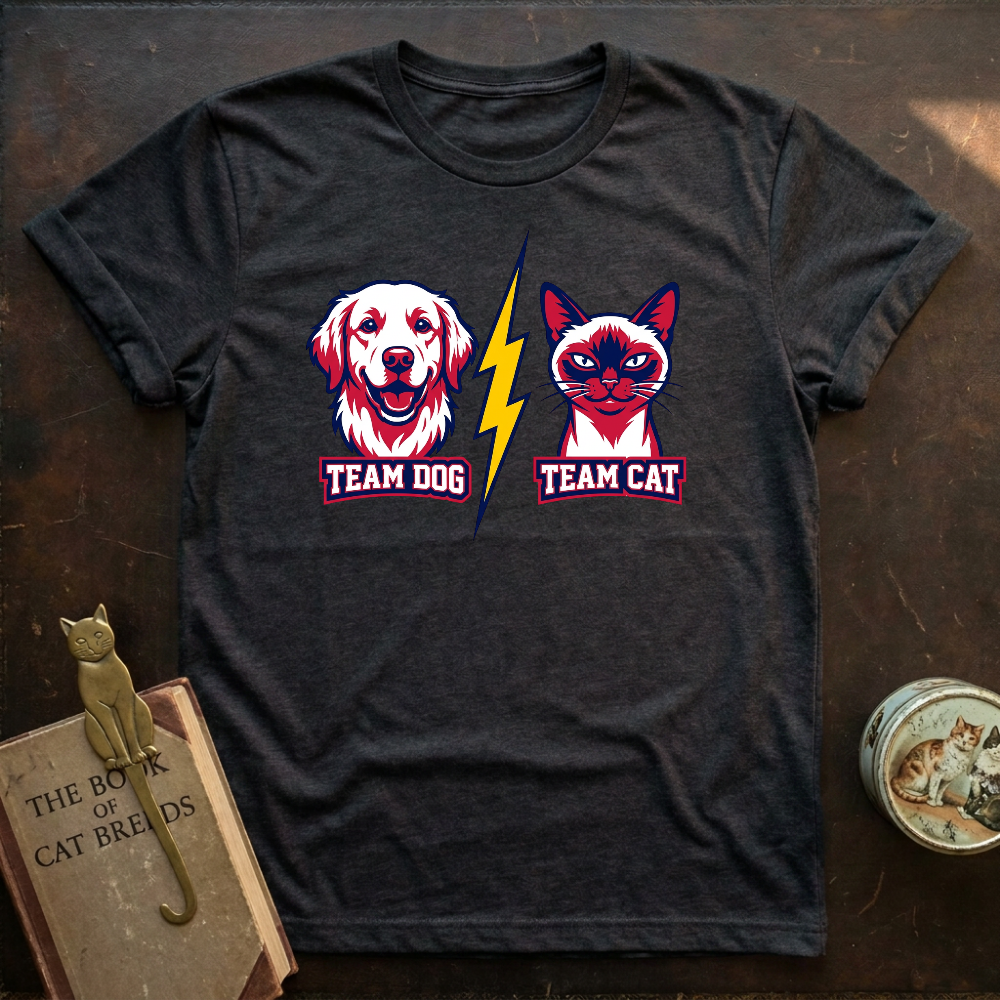Team Dog vs Cat T-Shirt