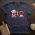 Team Dog vs Cat T-Shirt