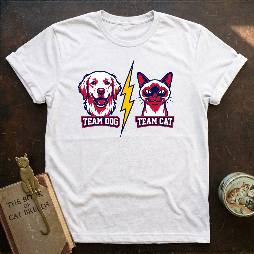 Team Dog vs Cat T-Shirt