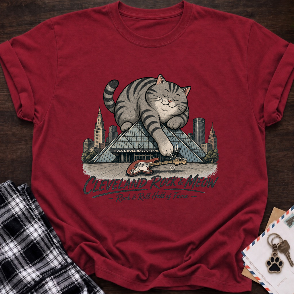 Cleaveland Rock and Meow T-Shirt