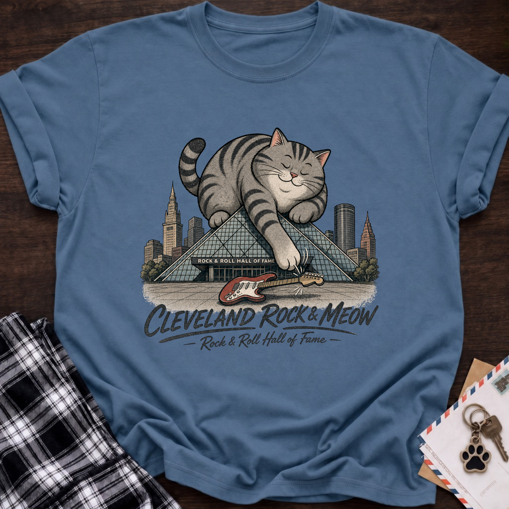 Cleaveland Rock and Meow T-Shirt