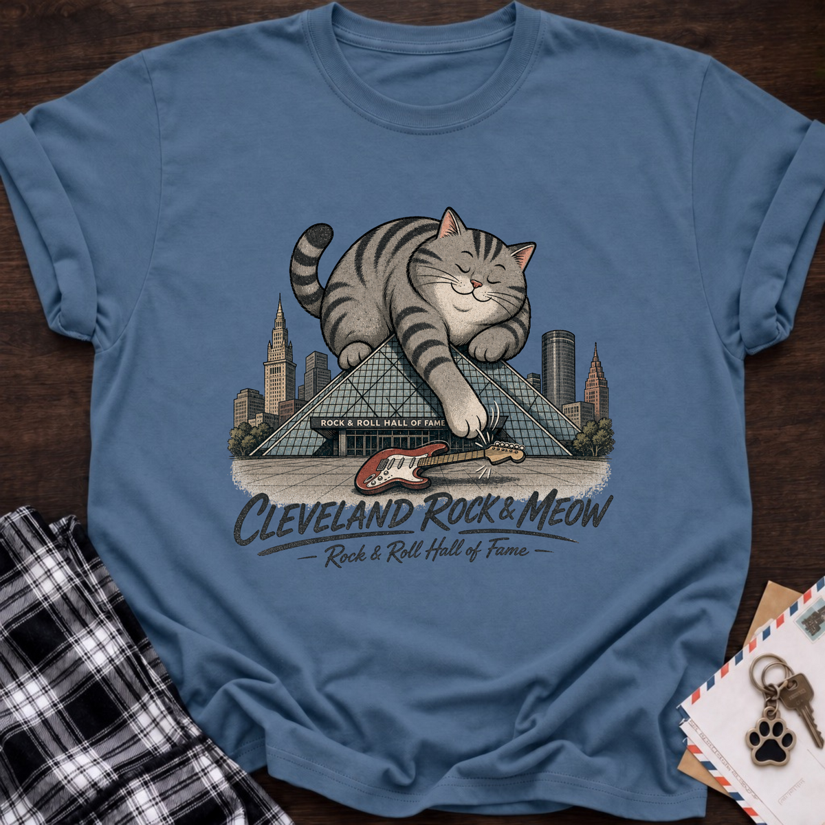 Cleaveland Rock and Meow T-Shirt
