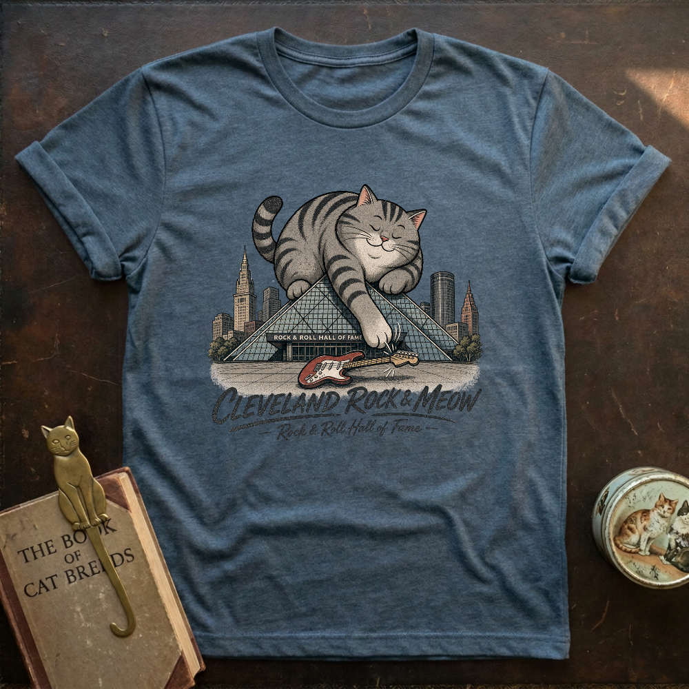 Cleaveland Rock and Meow T-Shirt