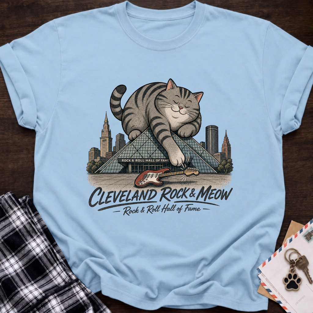 Cleaveland Rock and Meow T-Shirt