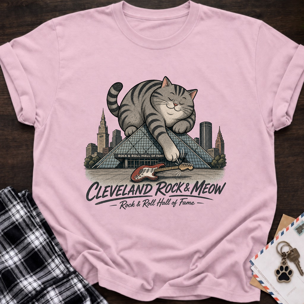 Cleaveland Rock and Meow T-Shirt