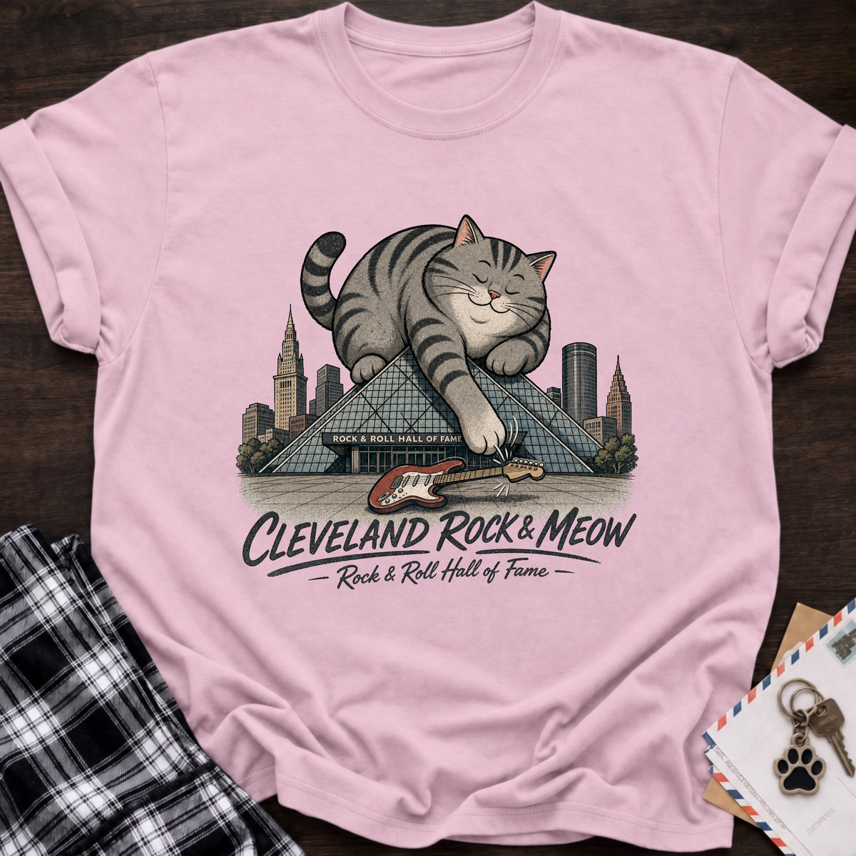 Cleaveland Rock and Meow T-Shirt