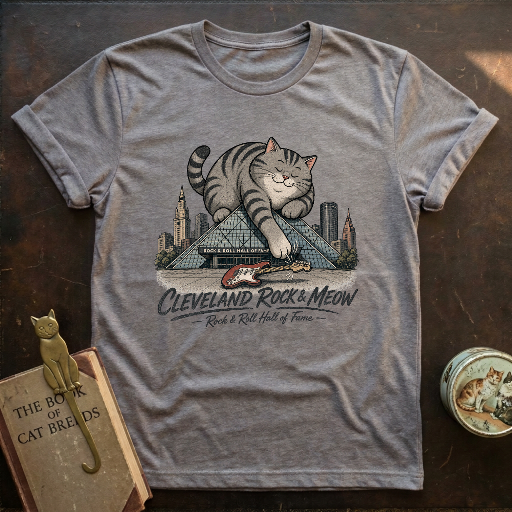 Cleaveland Rock and Meow T-Shirt