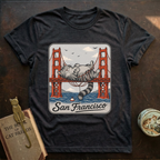 San Francisco Laying Cat T-Shirt