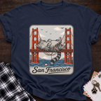 San Francisco Laying Cat T-Shirt