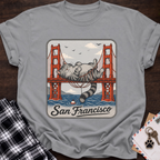San Francisco Laying Cat T-Shirt