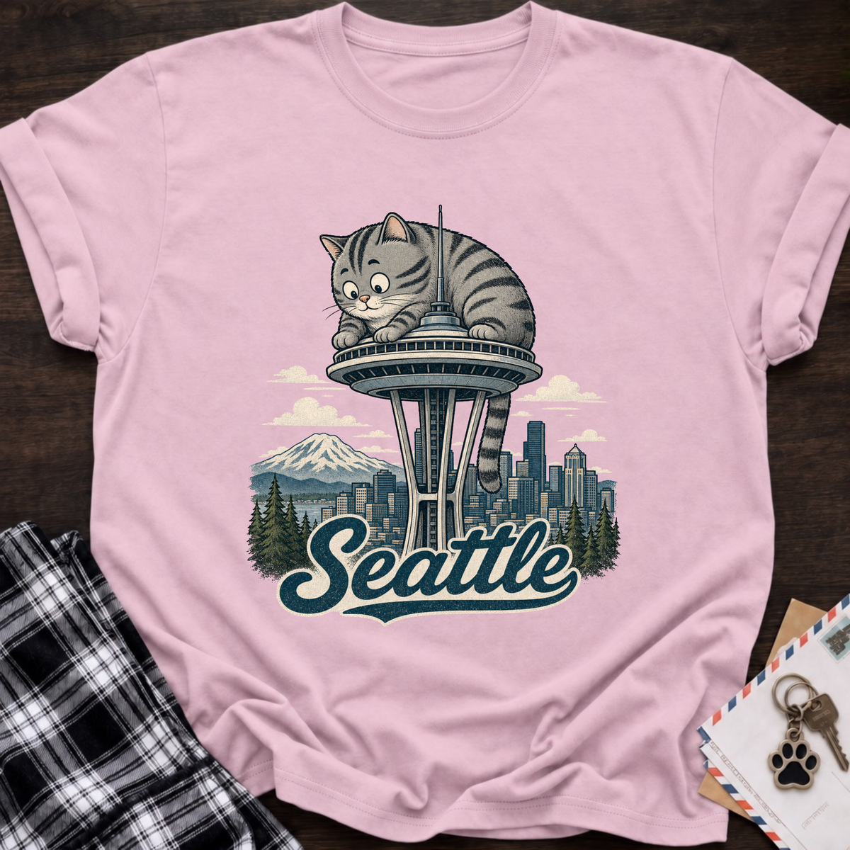Seattle Grey T-Shirt