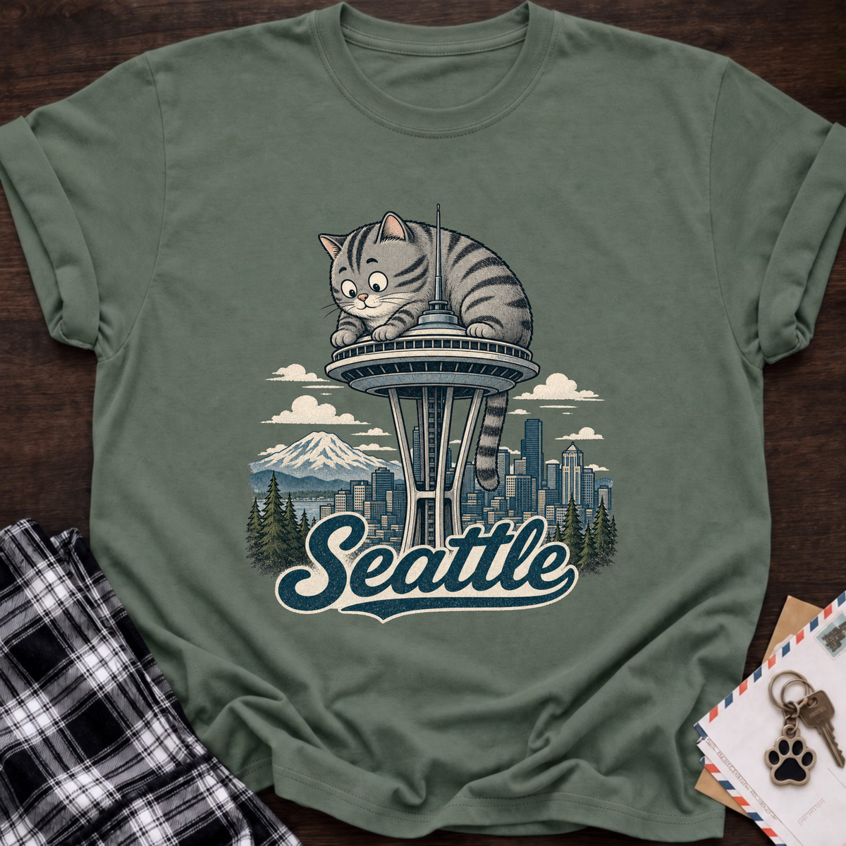 Seattle Grey T-Shirt