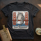 San Francisco Sitting Cat T-Shirt