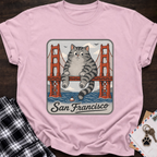 San Francisco Sitting Cat T-Shirt