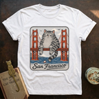 San Francisco Sitting Cat T-Shirt
