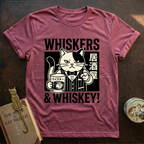 Whiskers and Whiskey T-Shirt
