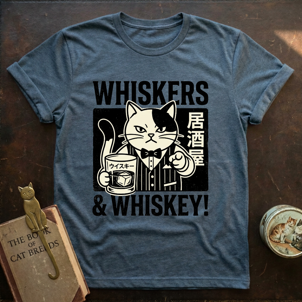 Whiskers and Whiskey T-Shirt