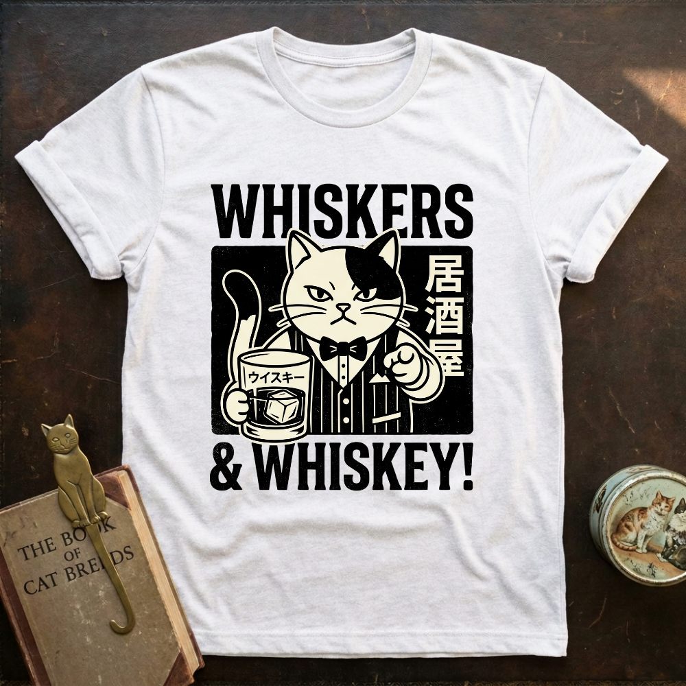 Whiskers and Whiskey T-Shirt