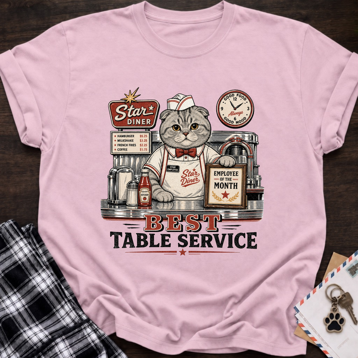 Best Table Service T-Shirt