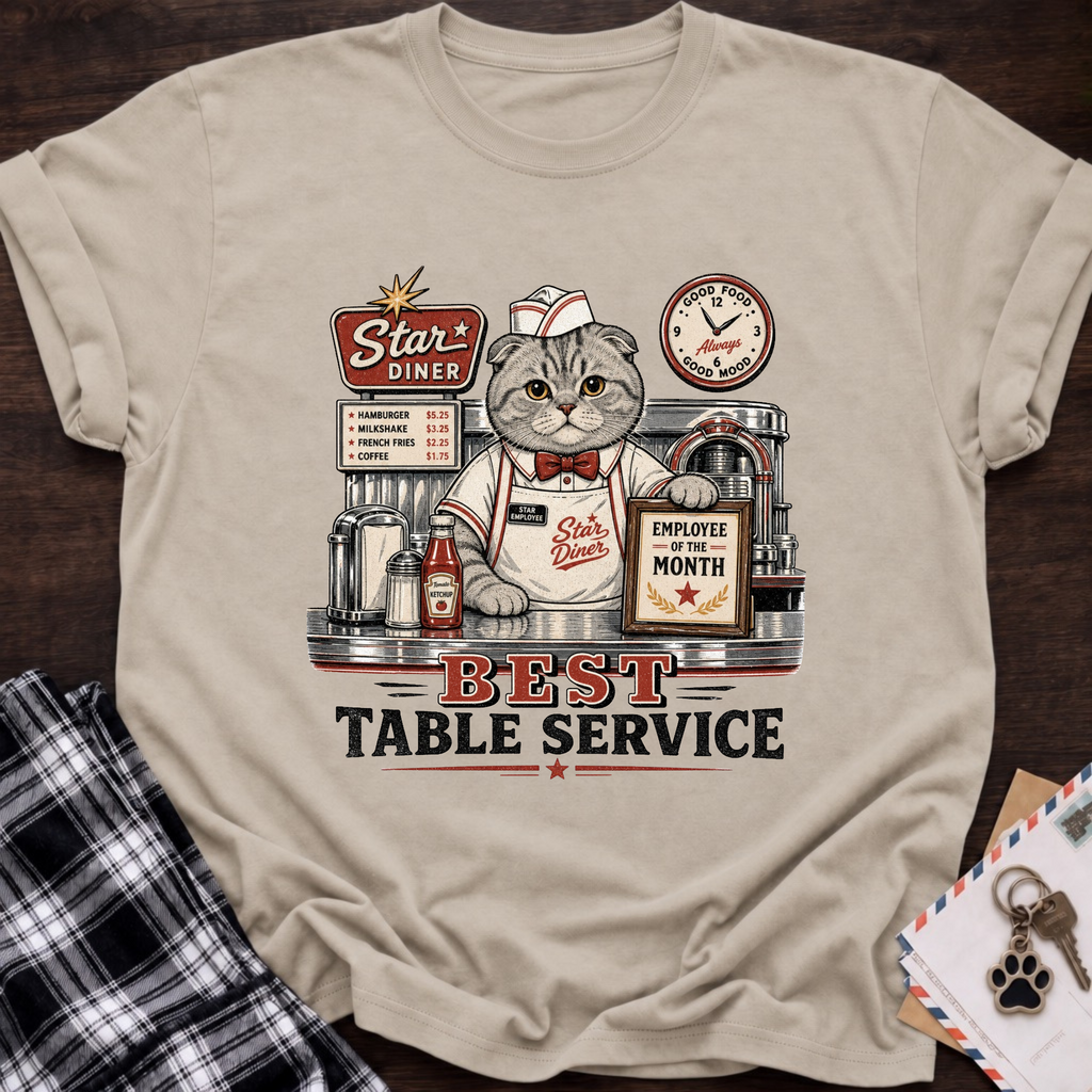 Best Table Service T-Shirt