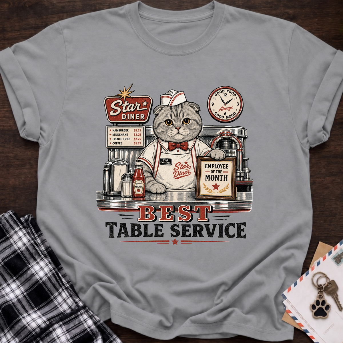 Best Table Service T-Shirt