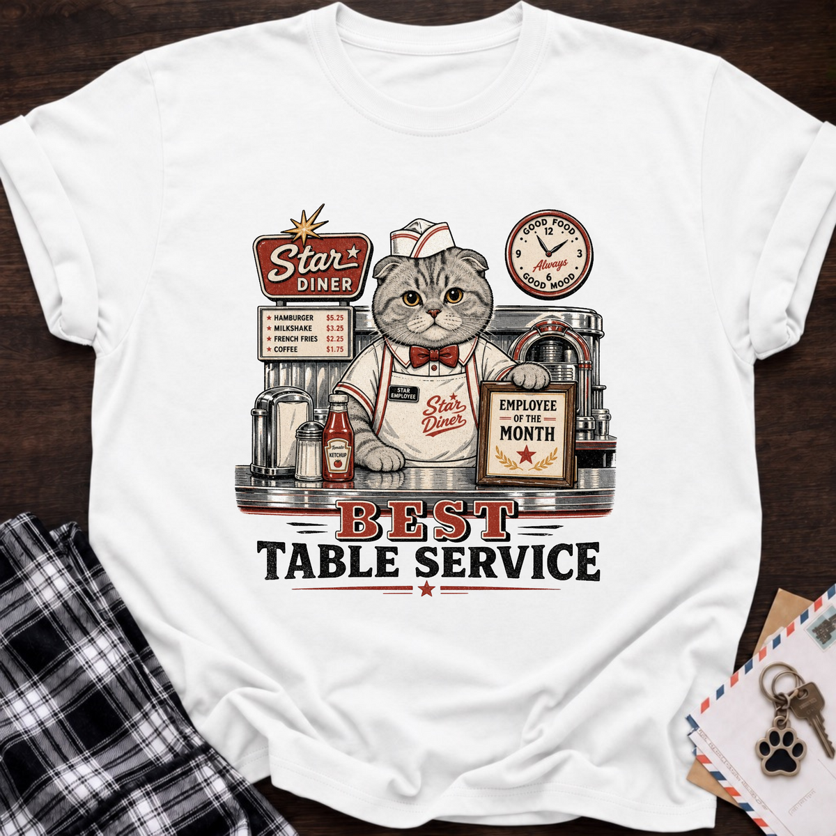 Best Table Service T-Shirt