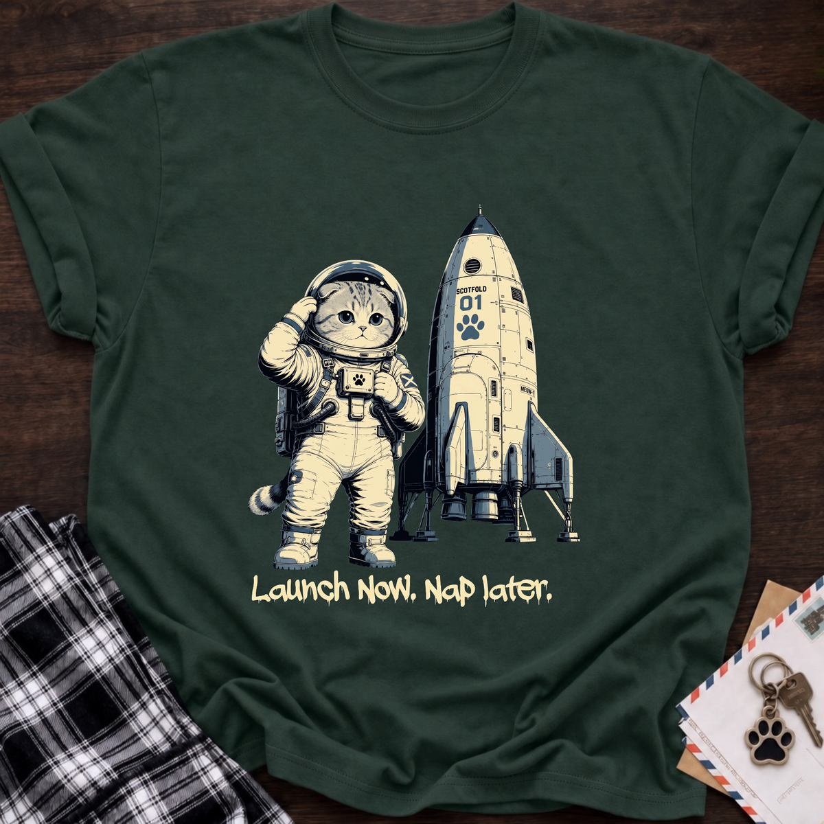 Launch Now Nap Later T-Shirt