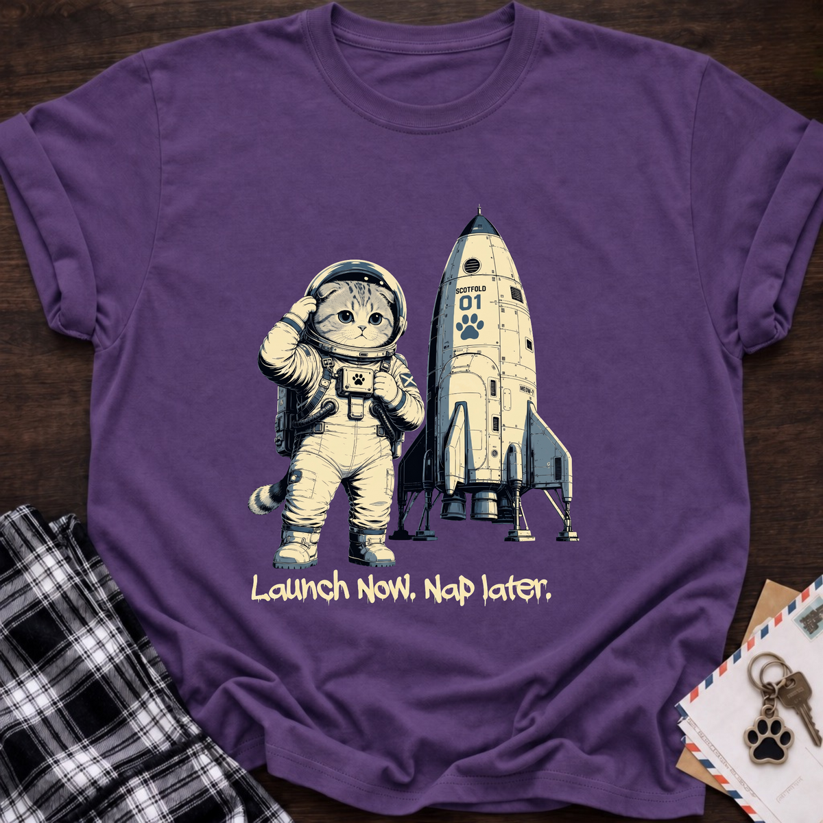 Launch Now Nap Later T-Shirt