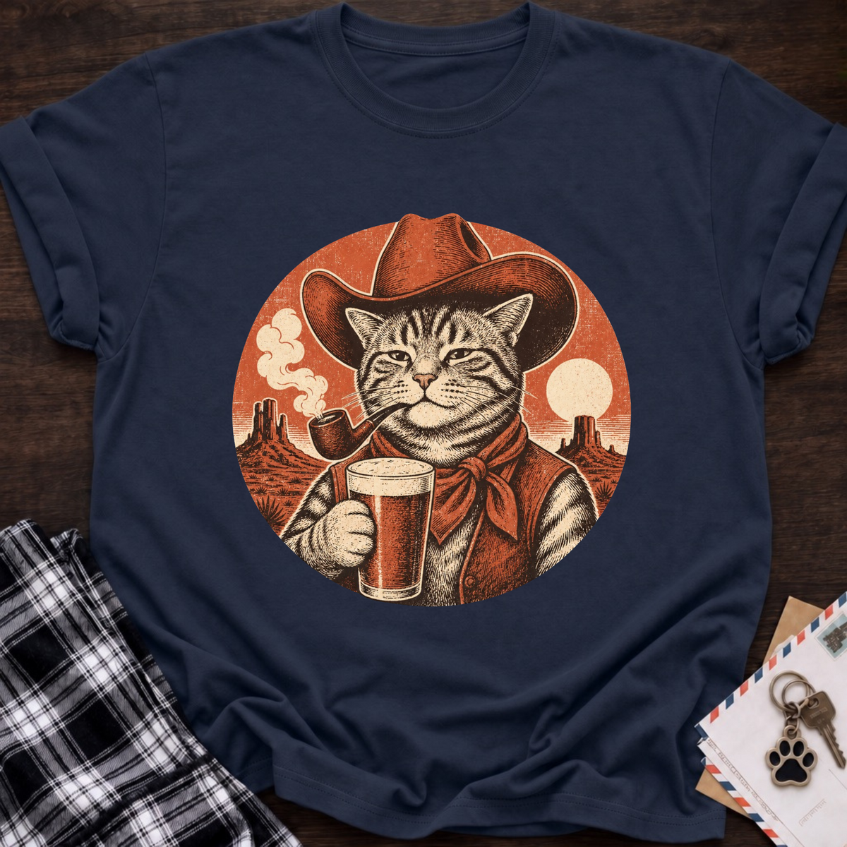 Beer and Pipe T-Shirt