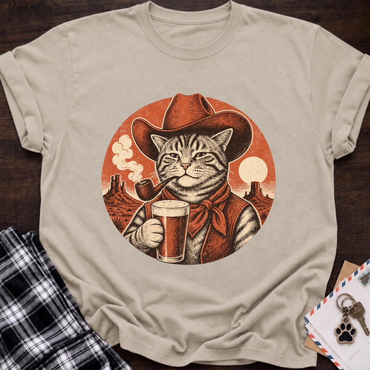 Beer and Pipe T-Shirt