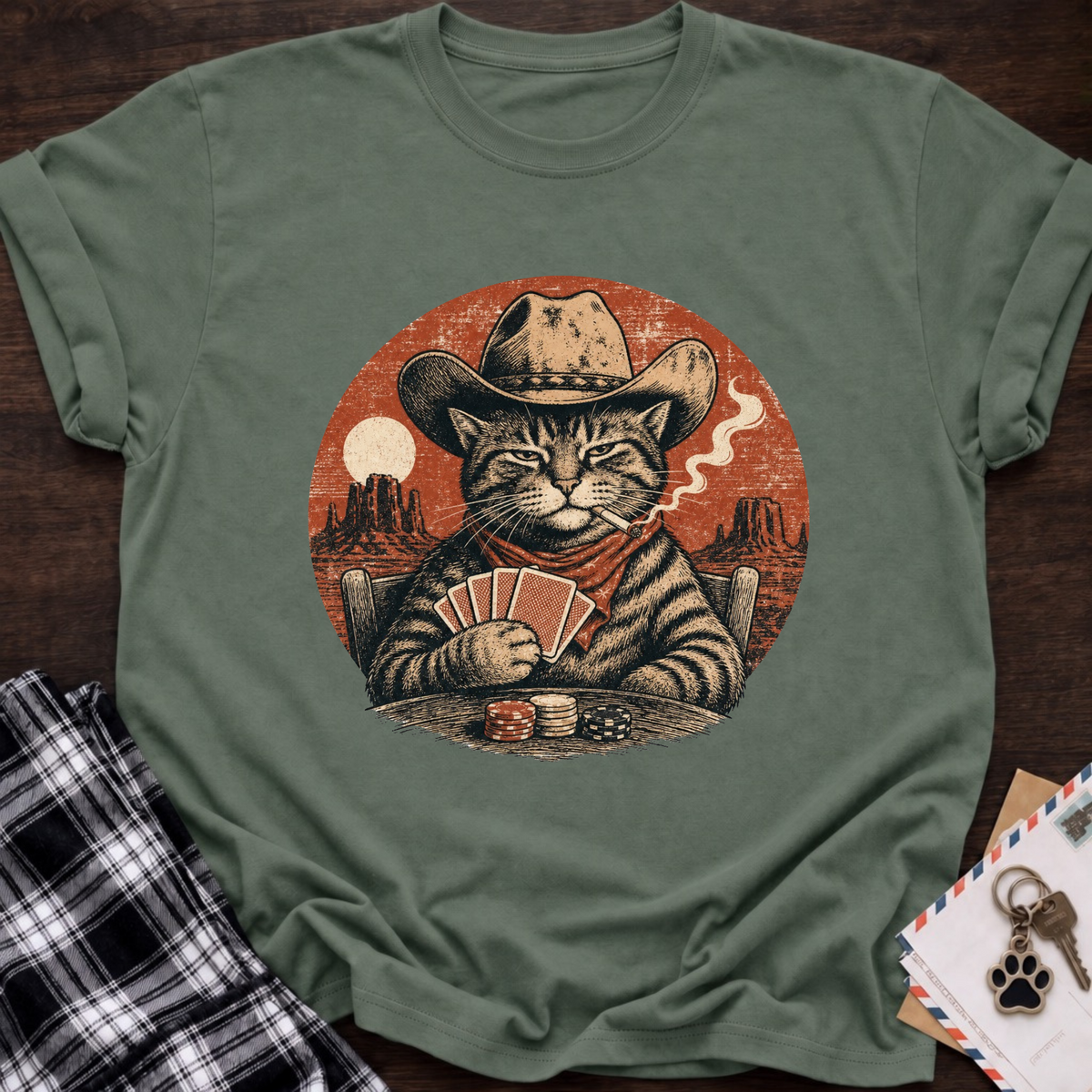Gambling Cowboy T-Shirt
