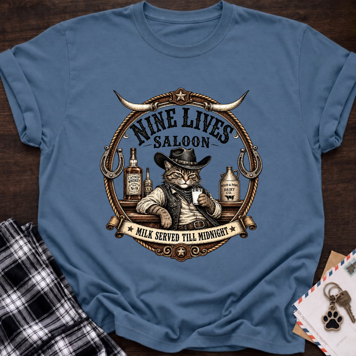 Nine Lives Saloon T-Shirt