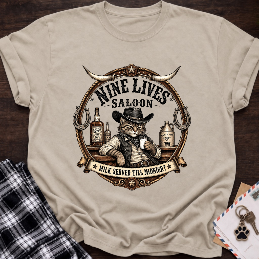 Nine Lives Saloon T-Shirt