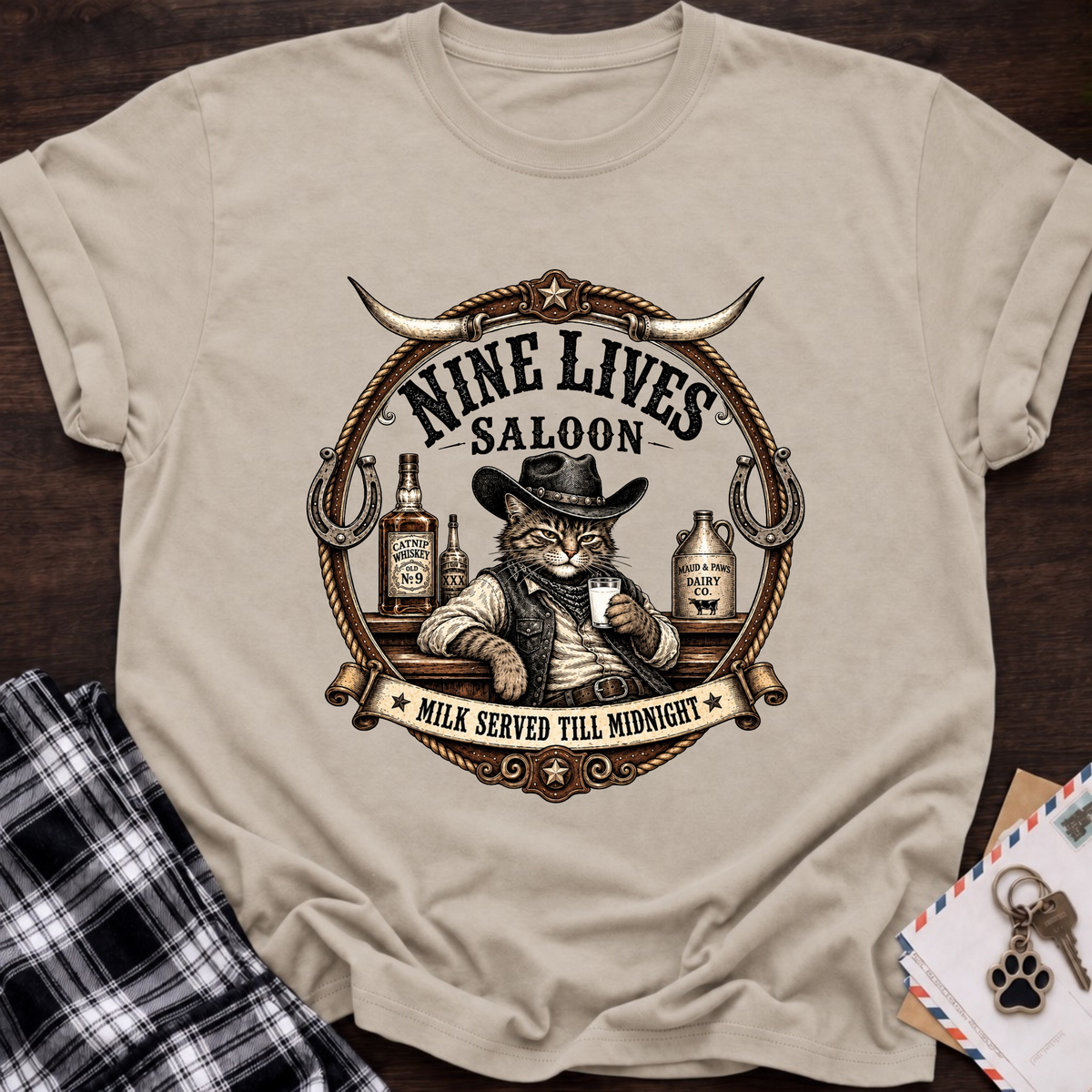 Nine Lives Saloon T-Shirt