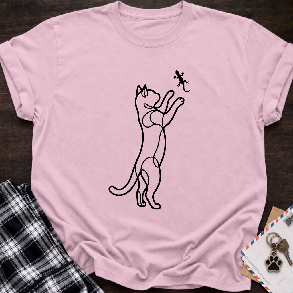 Cat & Lizzard T-Shirt