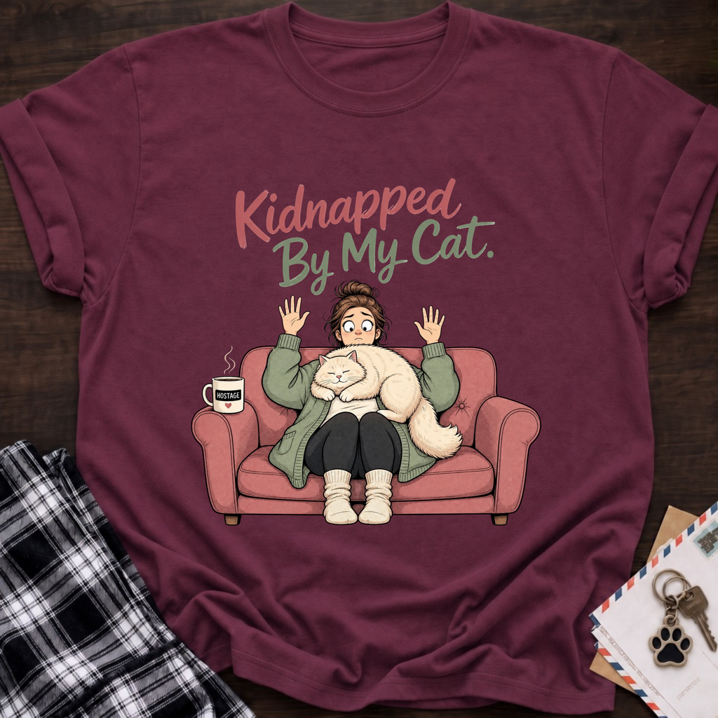 Kidnapped By Cat T-Shirt