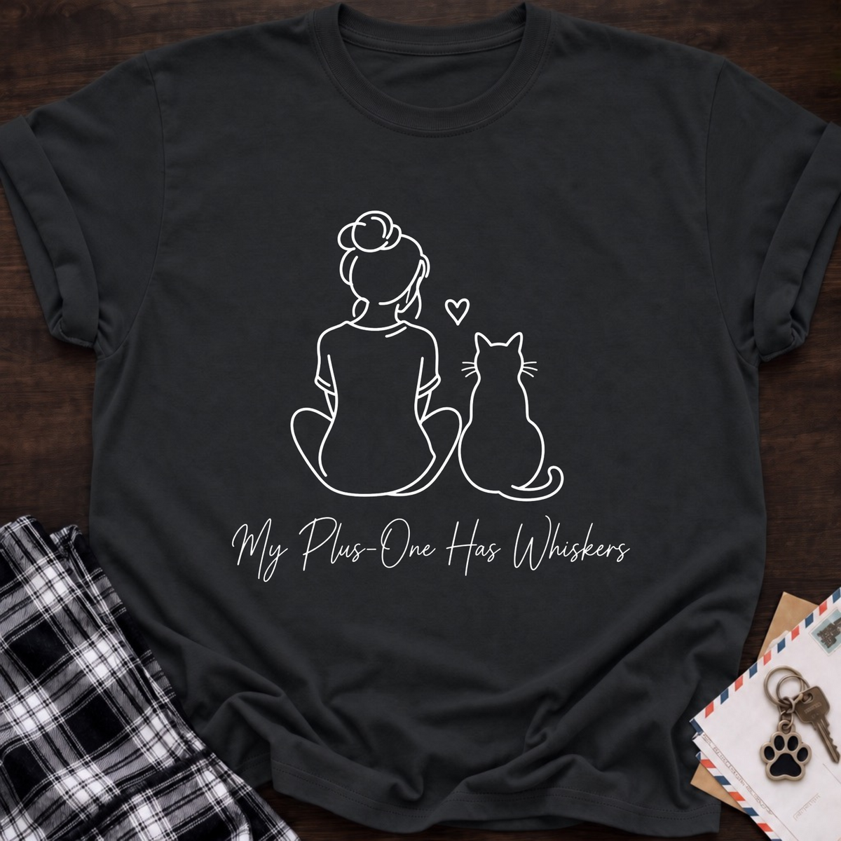 Line Art Plus One T-Shirt