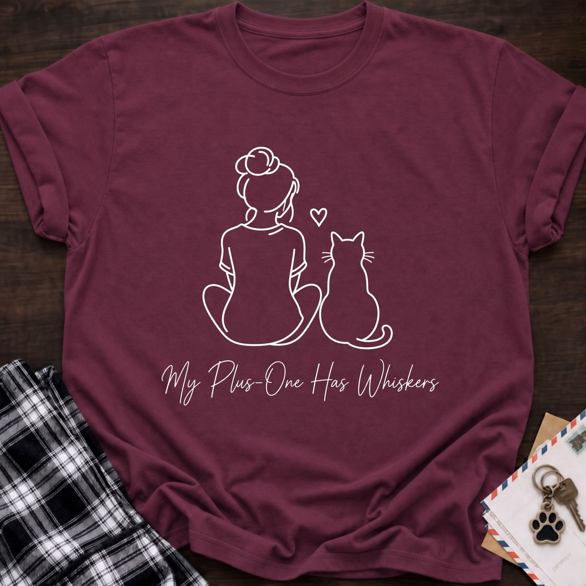 Line Art Plus One T-Shirt