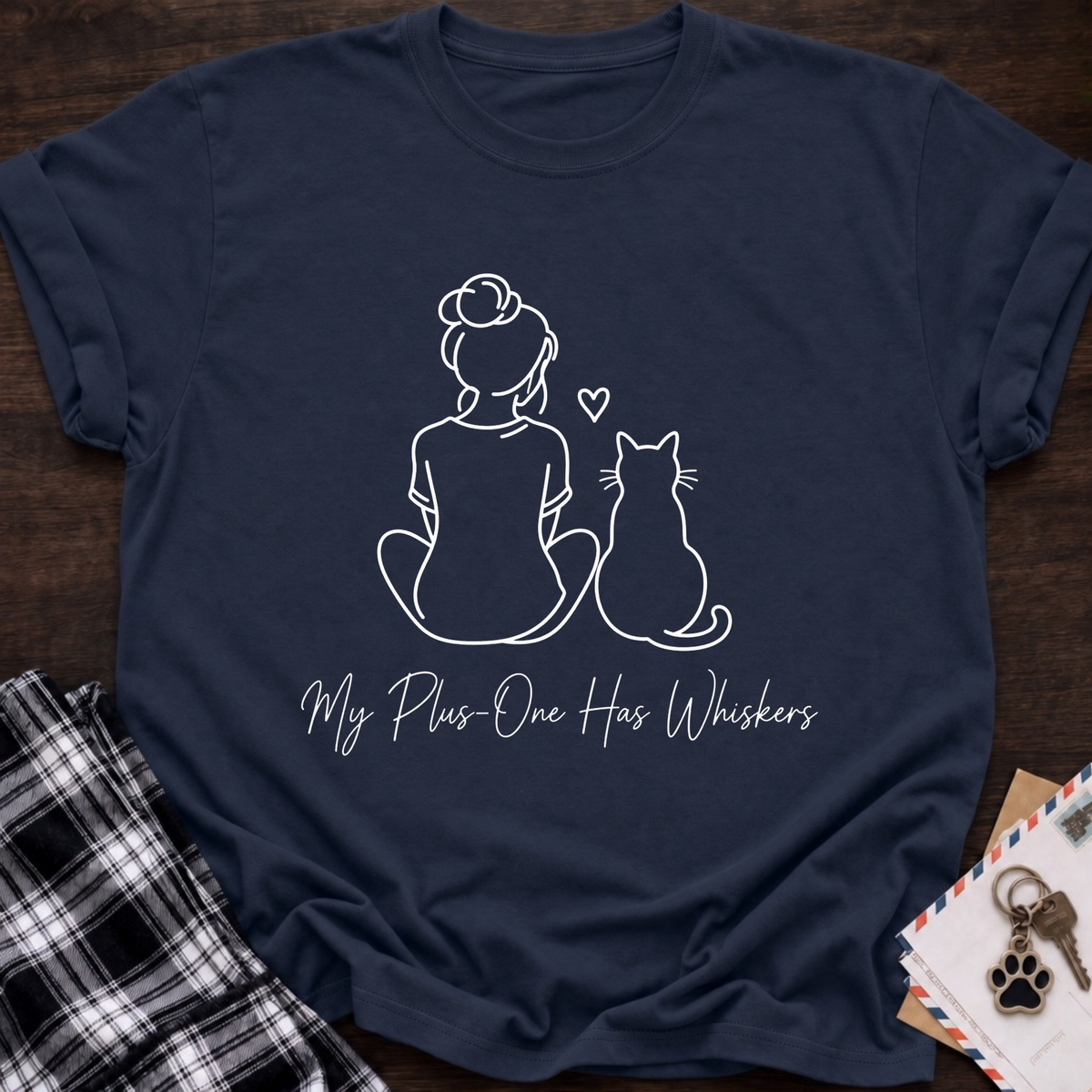 Line Art Plus One T-Shirt