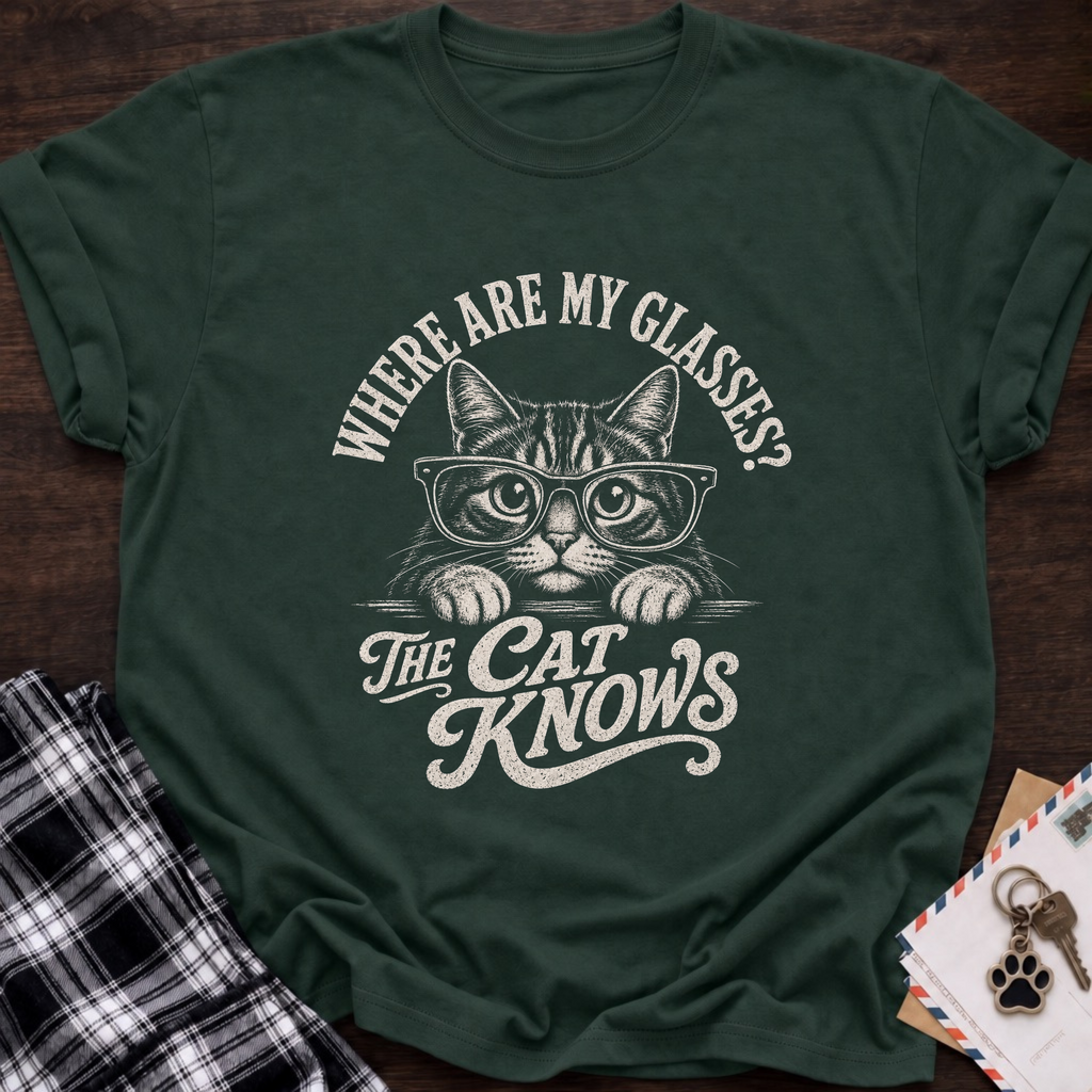 The Cat Knows T-Shirt