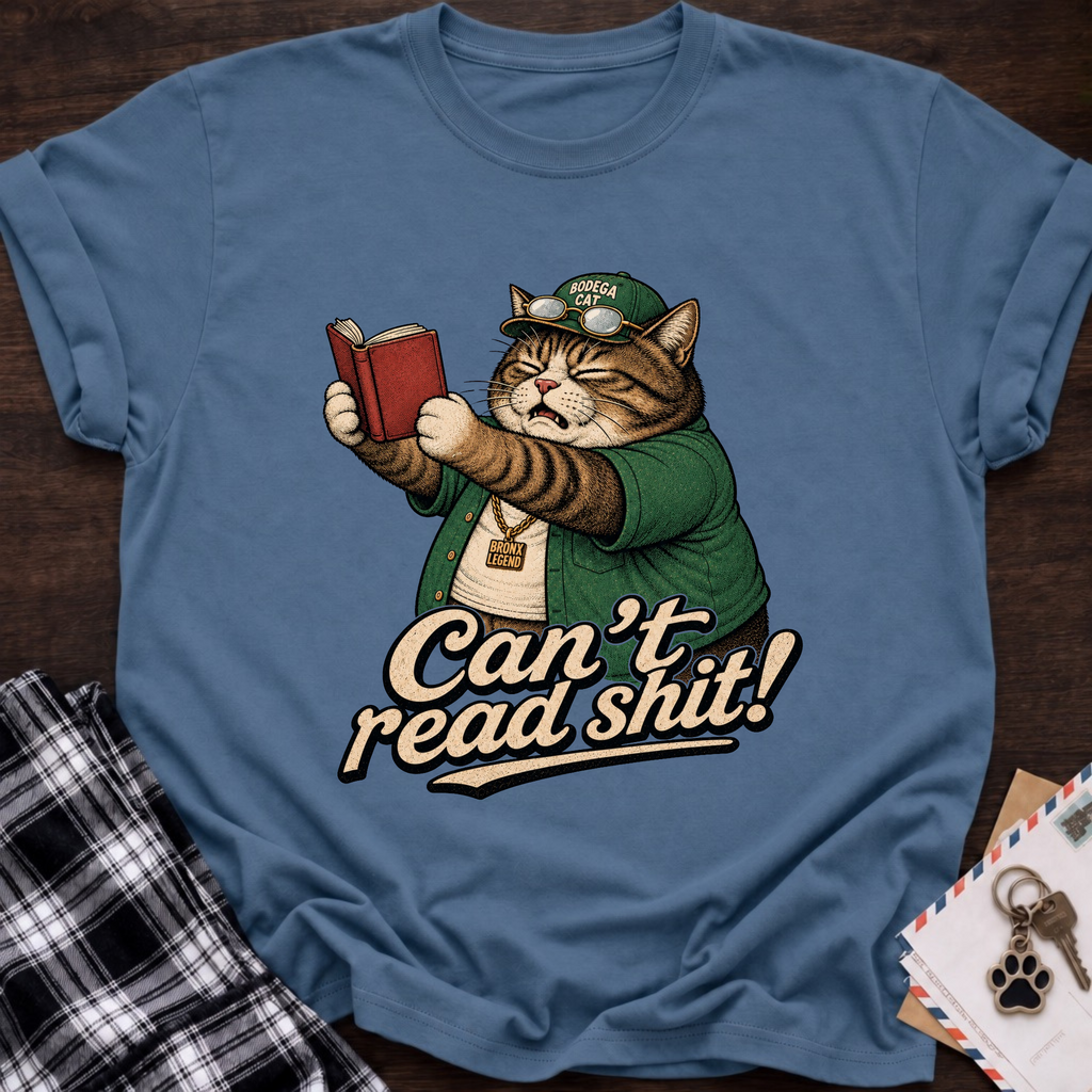 Can't Read T-Shirt