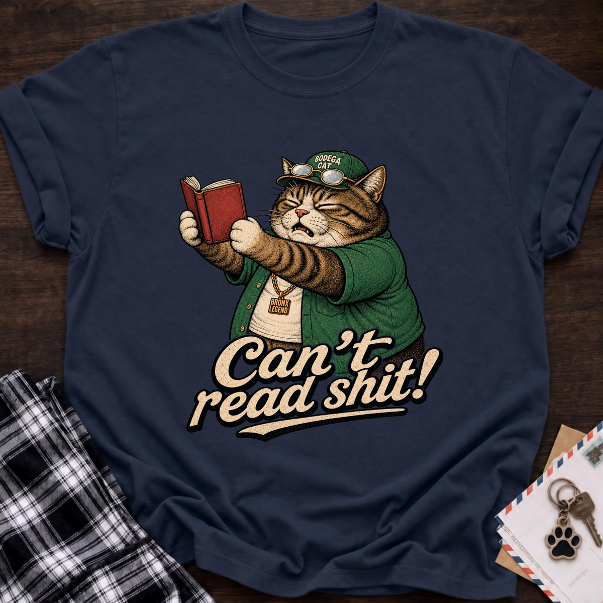 Can't Read T-Shirt