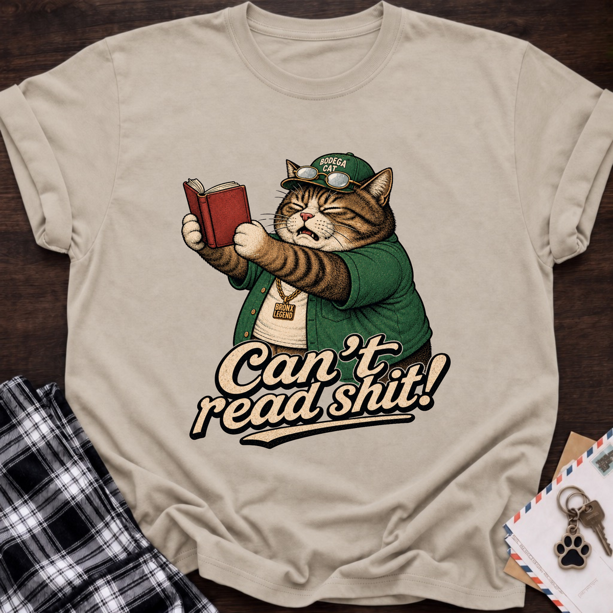 Can't Read T-Shirt