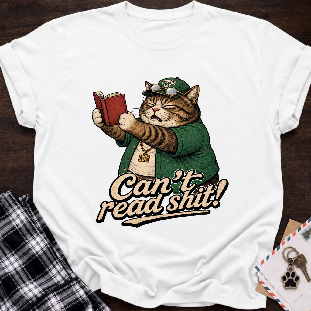 Can't Read T-Shirt