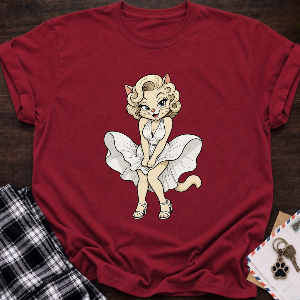 Marilyn Meowroe T-Shirt