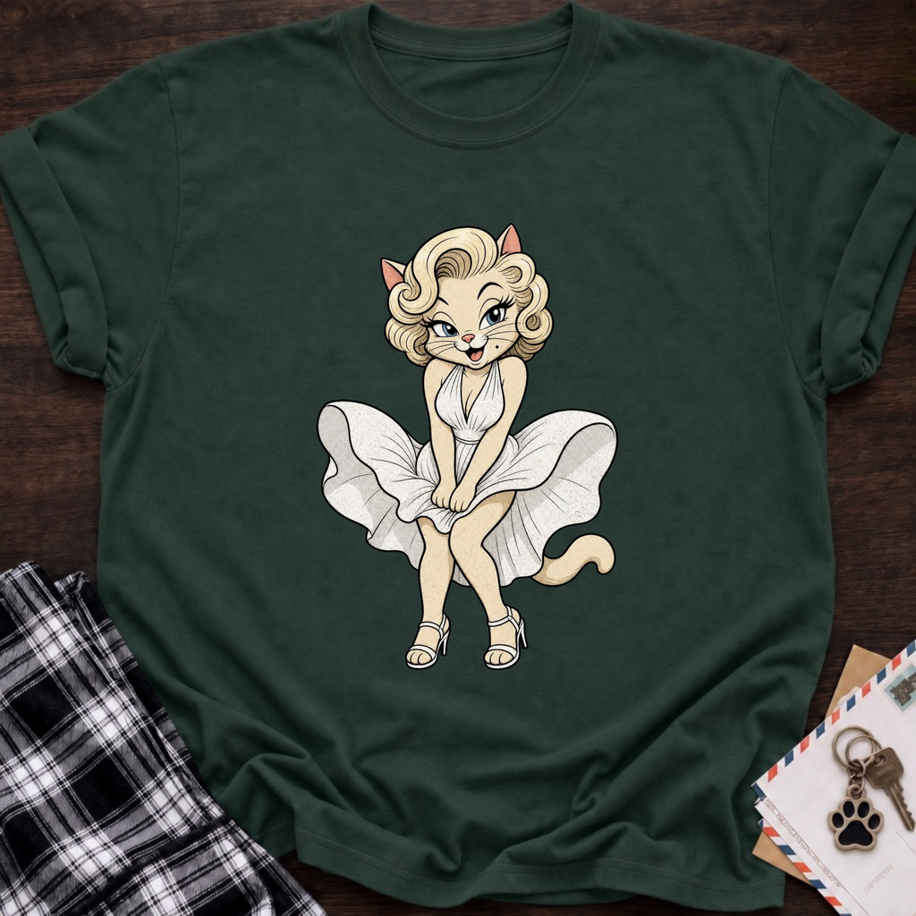 Marilyn Meowroe T-Shirt