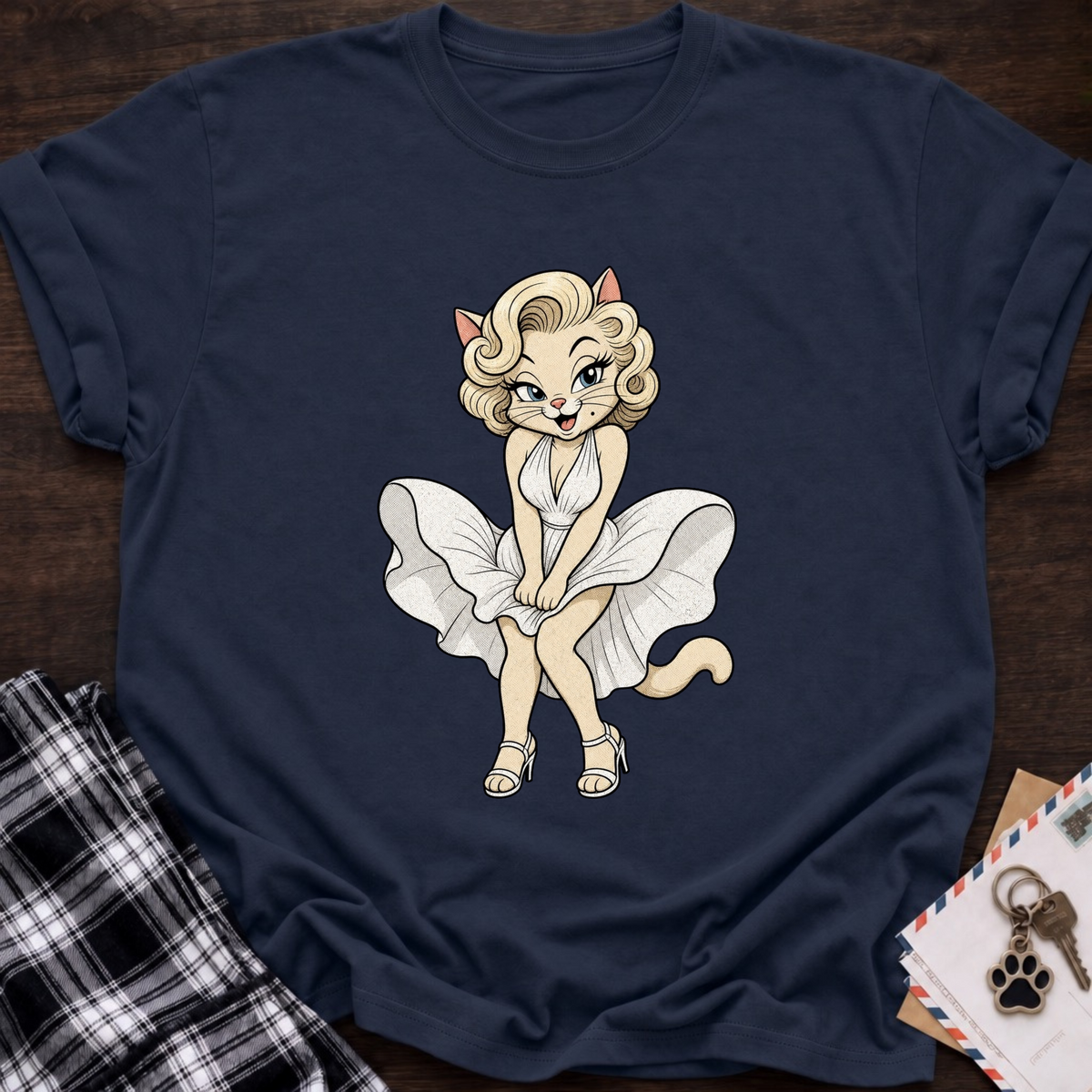 Marilyn Meowroe T-Shirt