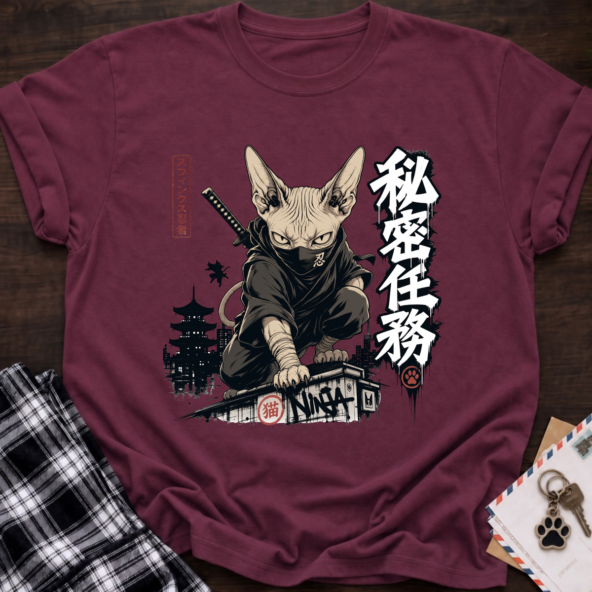 Ninja Cat T-Shirt