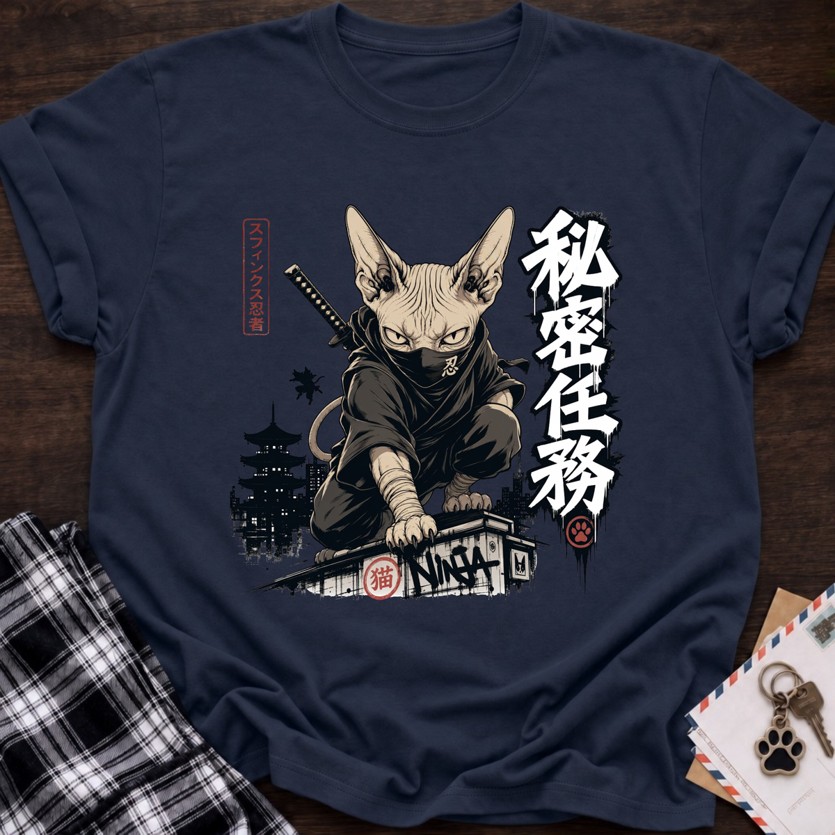 Ninja Cat T-Shirt
